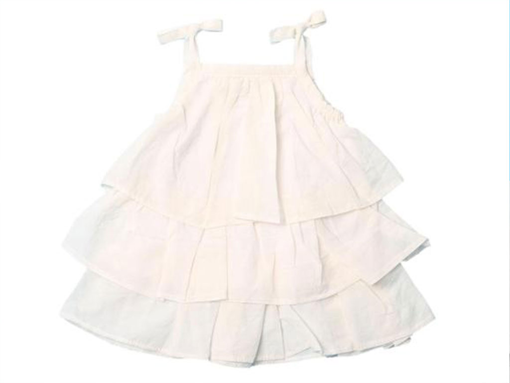 کراپ چین دار دخترانه استخوانی رنگ