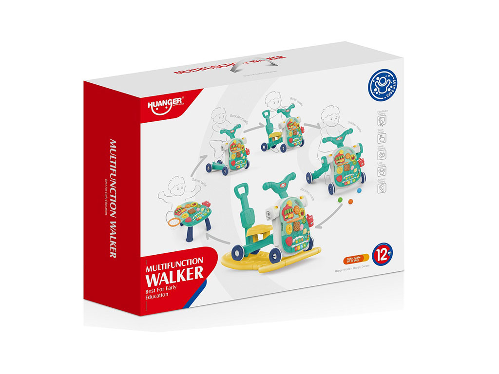 واکر موزیکال و میز بازی کودک 5 کاره اسباب بازی هانگر huanger