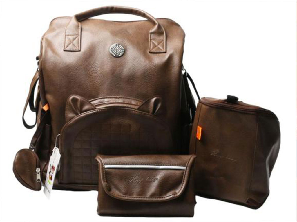 کوله پشتی و ساک لوازم نوزادی به همراه لوازم جانبی هپ بیبی happ baby