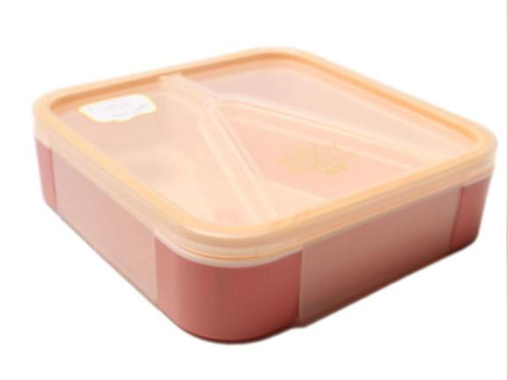 ظرف غذا 3 تکه به همراه قاشق