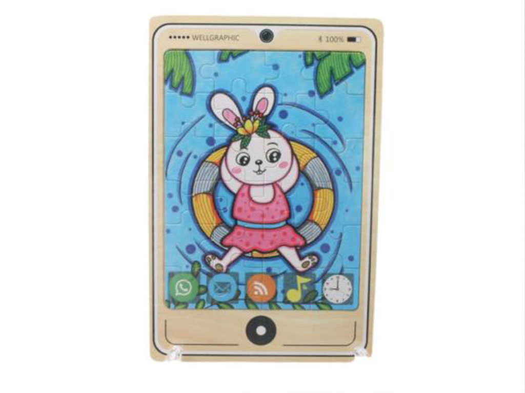 پازل چوبی طرح آیفون