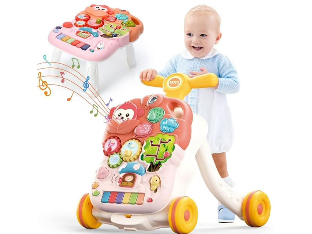 واکر موزیکال و میز بازی 2 کاره سوبیبر sobebear