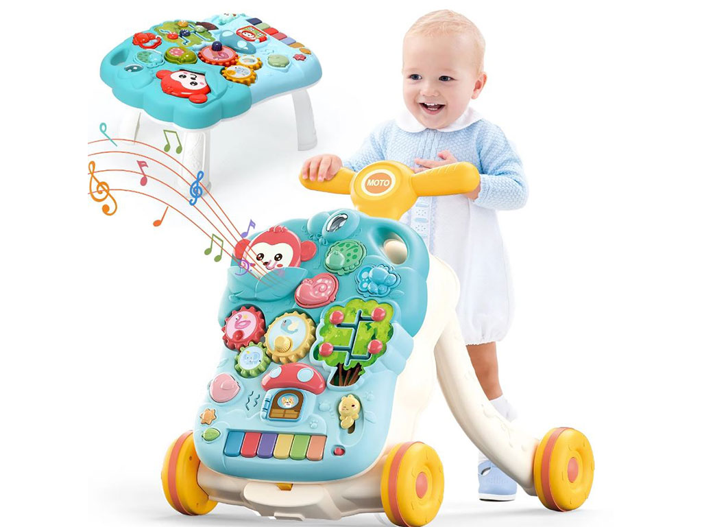 واکر موزیکال و میز بازی 2 کاره سوبیبر sobebear