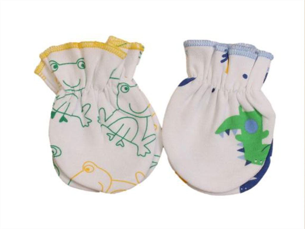 دستکش دو عددی نوزادی طرح دار مینی داملا MINI DAMLLA