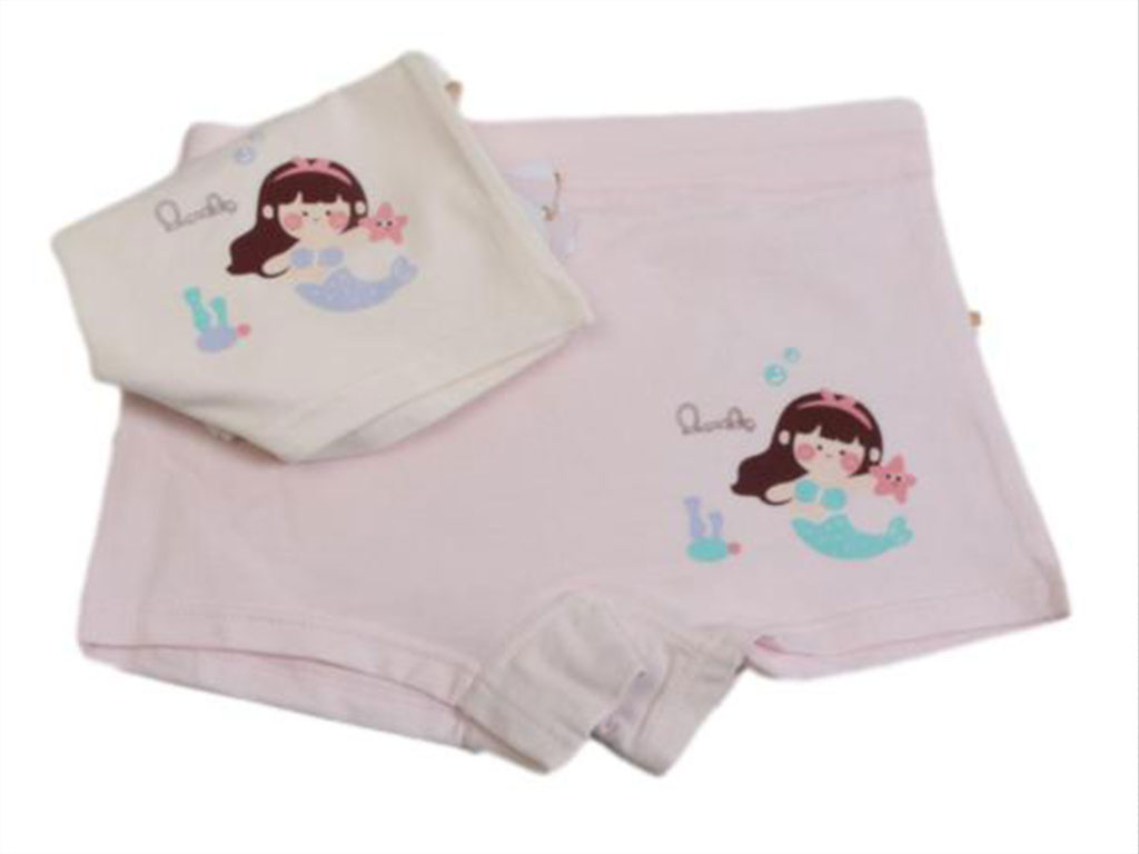 شورت پادار دخترانه طرح پری دریایی