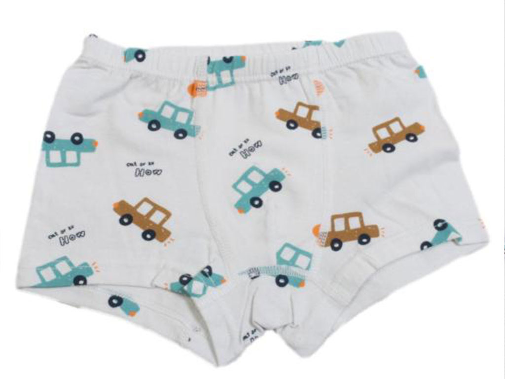 شورت پادار پسرانه سایز m طرح ماشین های رنگی