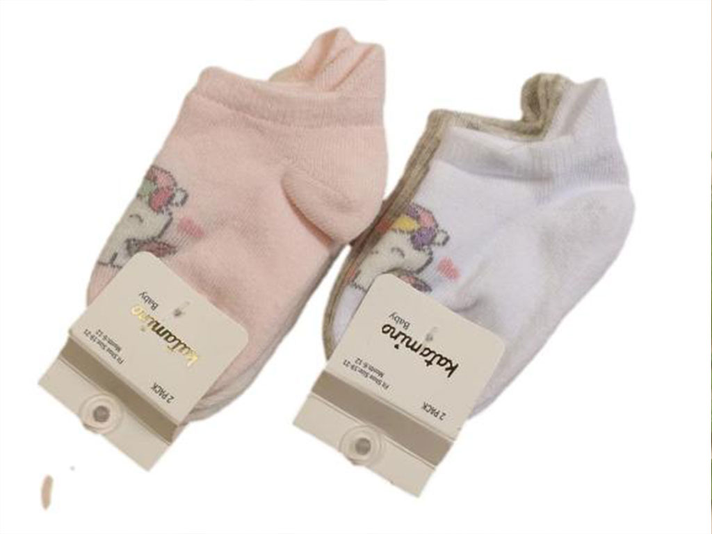 جوراب دو عددی دخترانه اسب تک شاخ کاتامینو