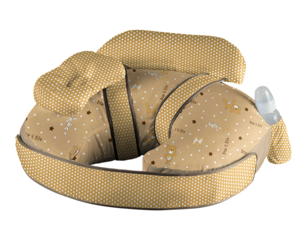 بالش c طرح BEAR & KITE  رز برن roseborn 