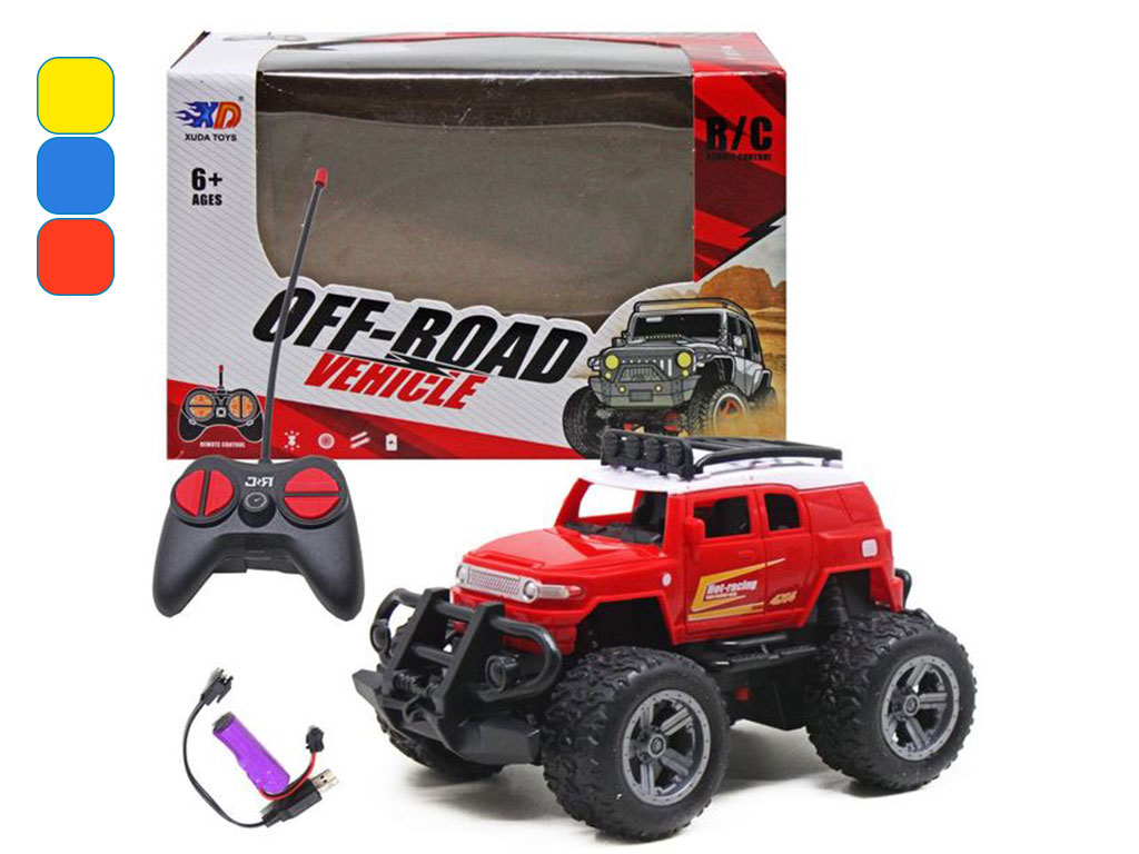 ماشین کنترلی و شارژی  مدل آفرود طرح اف جی کروز اسباب بازی