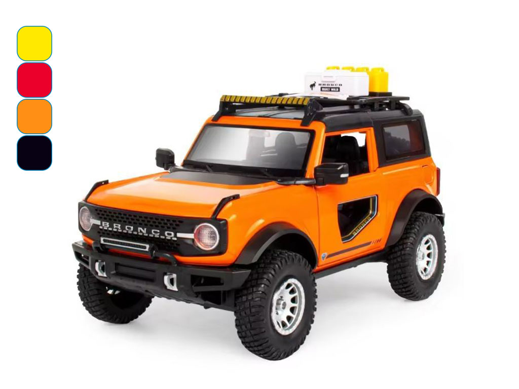 ماشین فلزی عقب کش، موزیکال و چراغ دار مدل فورد برانکو اسباب بازی