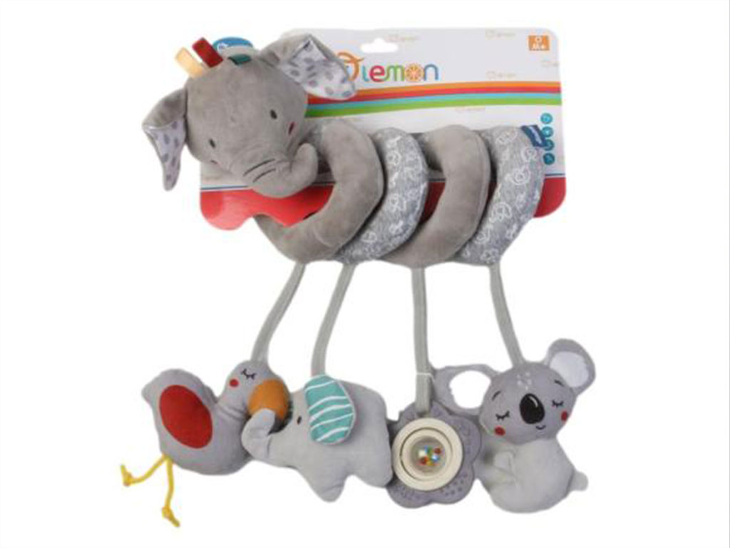 آویز مارپیچ  کریر و تخت  فیل خاکستری