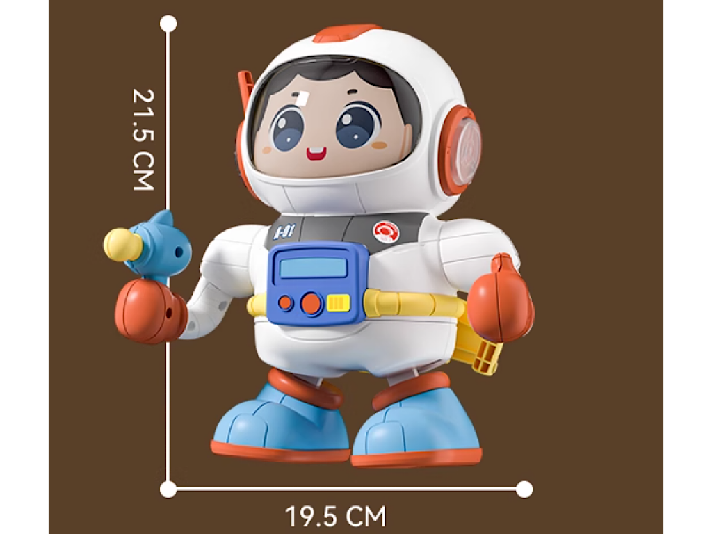 ربات فضانورد رقاص موزیکال و چراغ دار اسباب بازی
