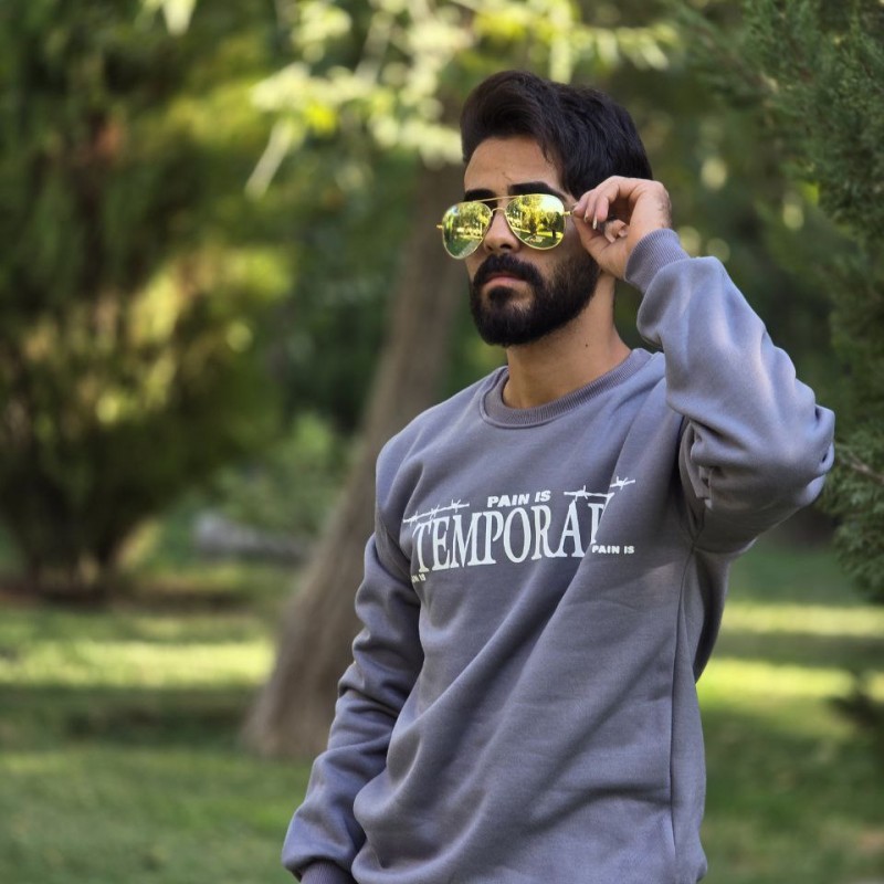 حراج دورس طرح دار مردانه پسرانه  جنس و کیفیت فوق العاده رنگ طوسی باارسال رایگان