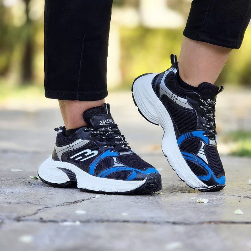 فروش فوق العاده کفش اسپرت دخترانه زنانه مدل بالنسیاگا خاص و جدید رنگ مشکی ابی سفید باارسال رایگان