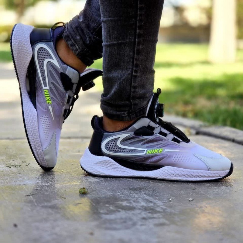 فروش ویژه کفش دیسکی مردانه مدل نایک پرطرفدار و جذاب  رنگ سفید مشکی طوسی باارسال رایگان