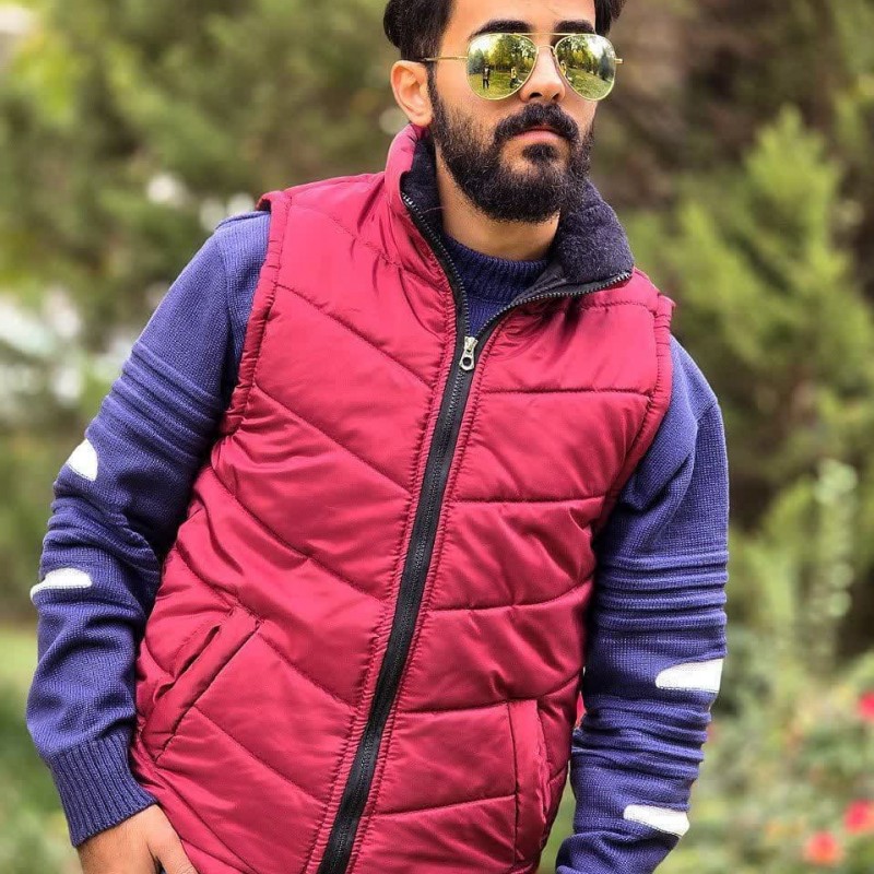 حراج ویژه پافر مردانه پسرانه باکیفیت و جذابیت بالا رنگ قرمز  باارسال رایگان