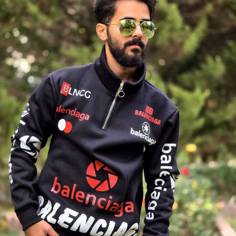 حراج ویژه دورس نیم زیپ مردانه پسرانه یه مدل جدید و پرطرفدار رنگ سفید مشکی قرمز باارسال رایگان