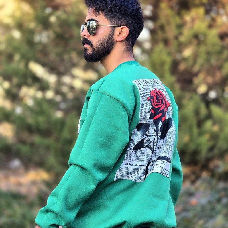 حراج دورس مردانه پسرانه  نرم  و باکیفیت ضخیم رنگ سبز باارسال رایگان