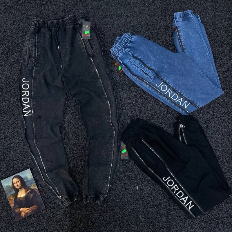 حراااج ویژه شلوار اسلش جردن مردانه پسرانه کنار زیپ تن خور فوق العاده رنگ مشکی و ذغالی باارسال رایگان