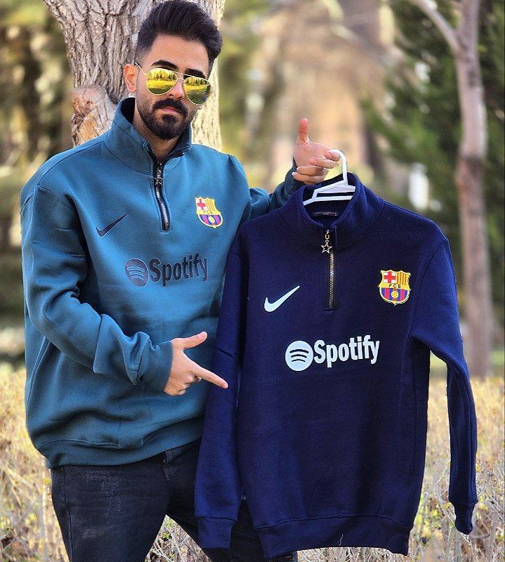 آفر ویژه  دورس بهاره نیم زیپ مردانه پسرانه تن خور عالی جنس نرم و باکیفیت رنگ  آبی تیره باارسال رایگان