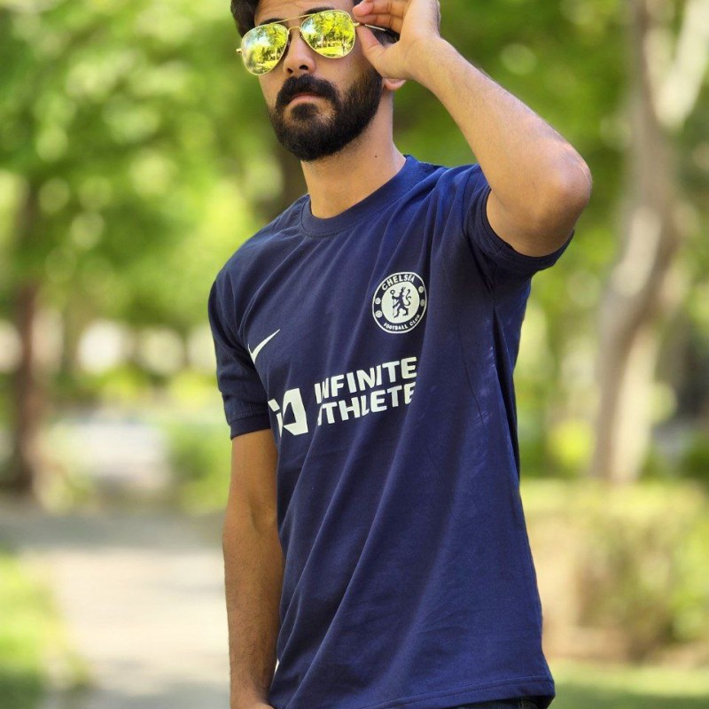 فروش شگفت انگیز  تیشرت مردانه پسرانه طرح اینفینیتی جدید ترین مدل بازار رنگ سرمه ای باارسال رایگان