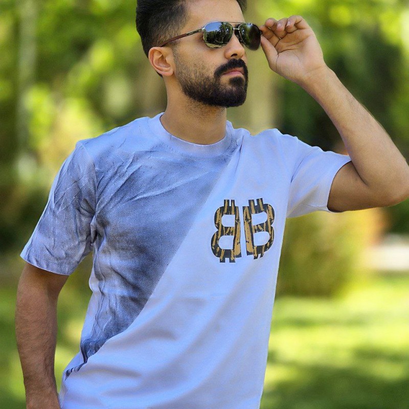 حراج جدید تیشرت مردانه پسرانه طرح بالنسیاگا  منحصر بفرد و جذاب رنگ سفید  باارسال رایگان