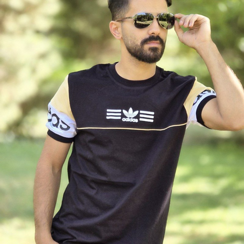 تخفیف این هفته تیشرت مردانه طرح ادیداس طرحی جدید رنگ مشکی با ارسال رایگان