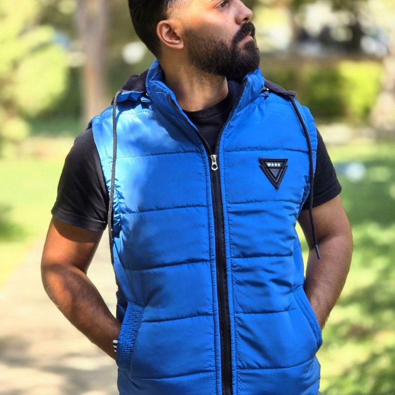 فروش واقعی پافر مردانه پسرانه  شیک و ویژه رنگ آبی باارسال رایگان