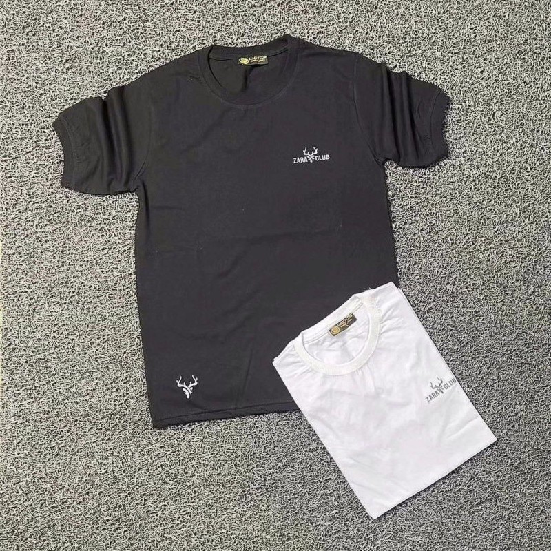 خرید تیشرت  مردانه طرح ساده  زارا  نخ پنبه درجه یک در رنگبندی با ارسال رایگان