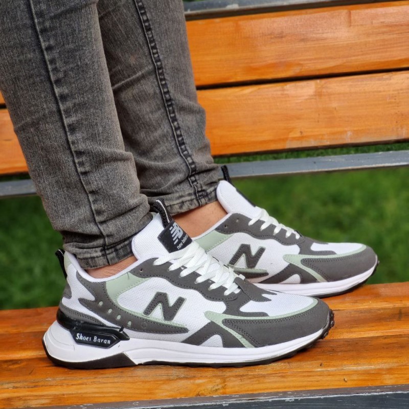 خریدکفش اسپرت مردانه مدل نیوبالانس در رنگبندی متنوع با ارسال رایگان رنگ سفید سبز