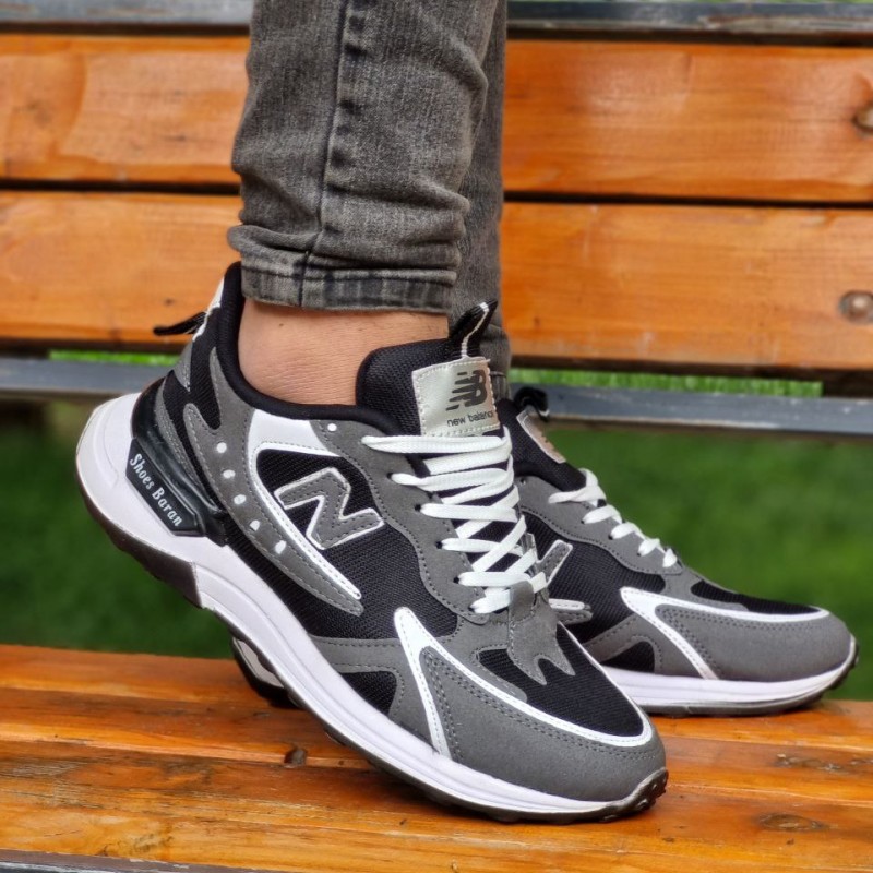 خریدکفش اسپرت مردانه مدل نیوبالانس در رنگبندی متنوع با ارسال رایگان رنگ مشکی طوسی