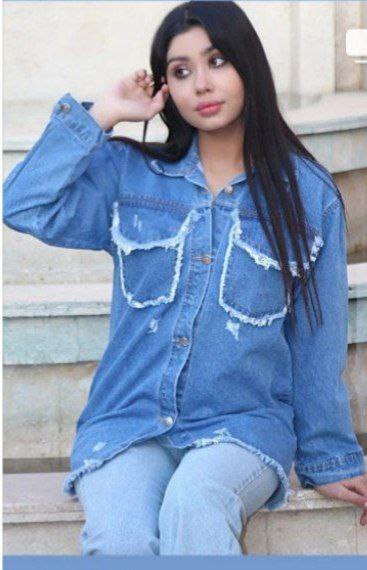 مانتو لی زنانه بغل زیپ جنس درجه یک رنگ ابی روشن با ارسال رایگان