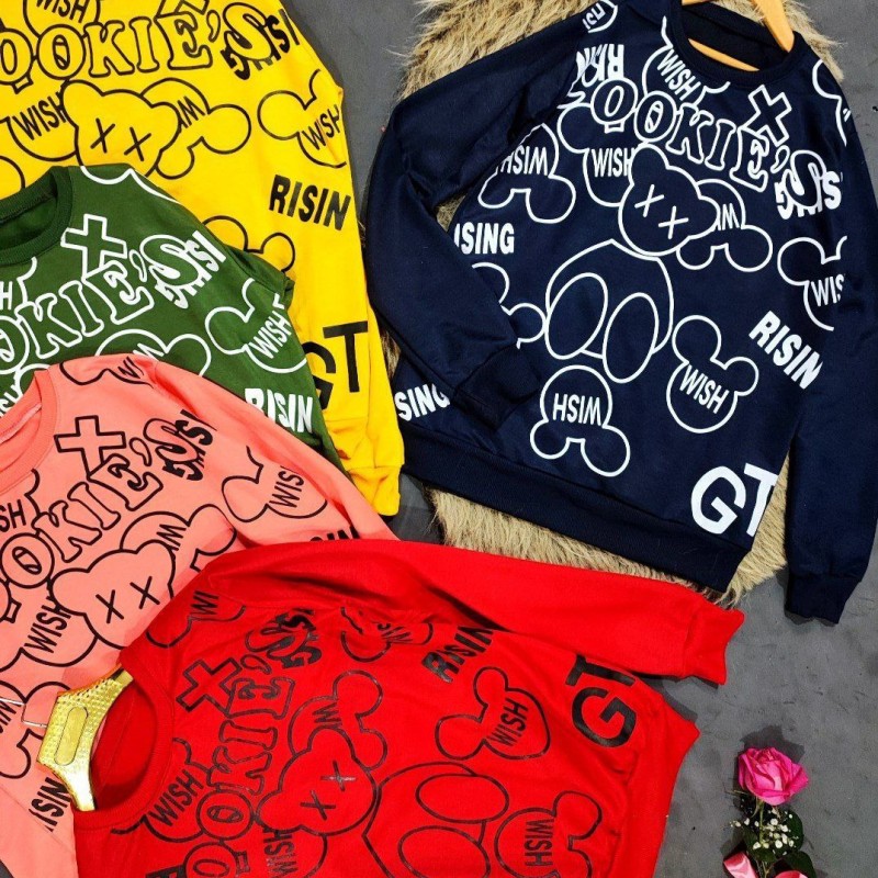 خرید اینترنتی تیشرت  دخترانه زنانه مدل میکی موس با کیفیت تن خور عالی فری سایز در رنگبندی با ارسال رایگان