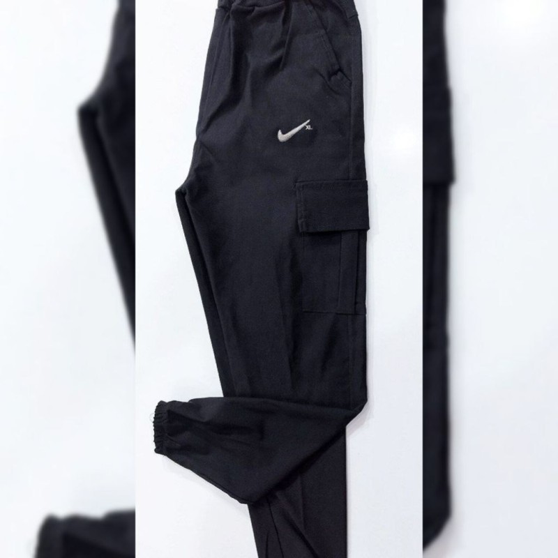 شلوار اسلش مردانه جنس کتان بنگال با ارسال رایگان رنگ مشکی