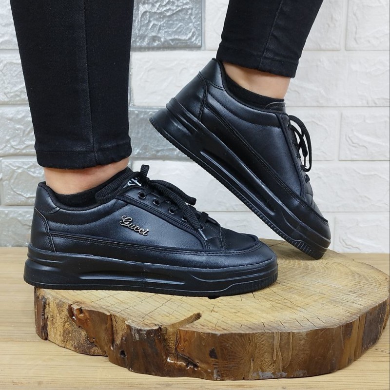 خرید اینترنتی کفش ونس زنانه دخترانه مدل فشیون در رنگبندی طبی  با ارسال رایگان رنگ مشکی