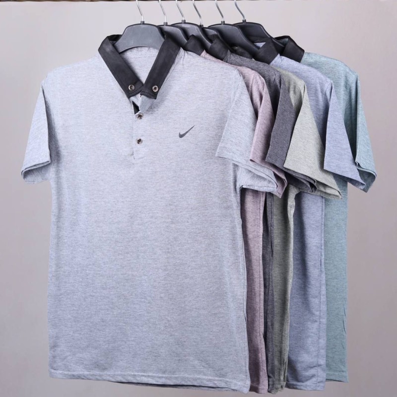 خرید تیشرت  یقه دار مردانه جنس ملانژ ضخیم درجه یک با ارسال رایگان در رنگبندی