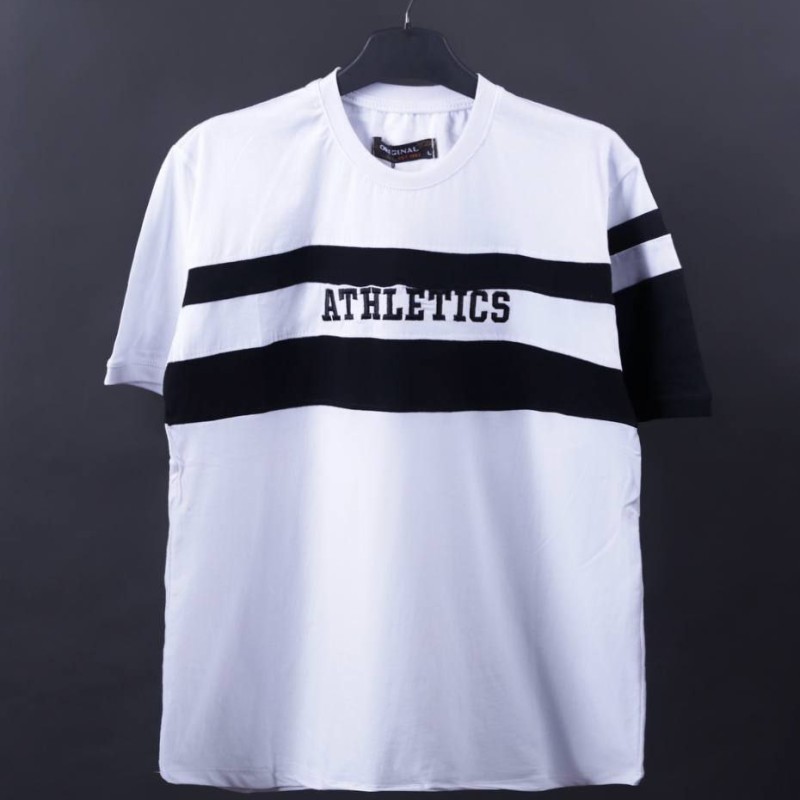 خرید تیشرت  مردانه دو تیکه  نخ پنبه درجه یک با ارسال رایگان در رنگبندی سفید