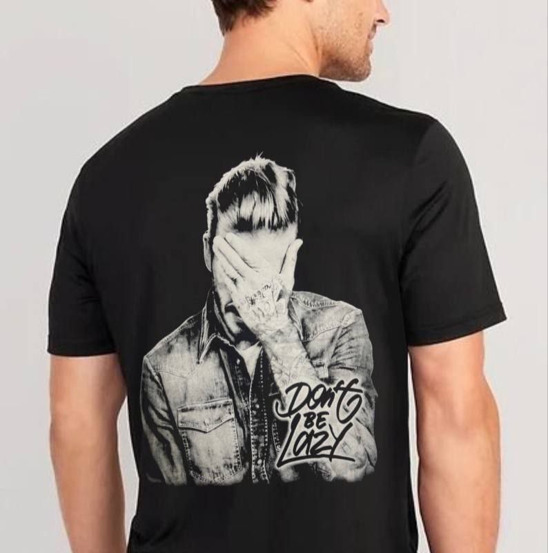 خرید تیشرت  مردانه مچینست پشت چاپ تن خور عالی نخ پنبه درجه یک با ارسال رایگان تک