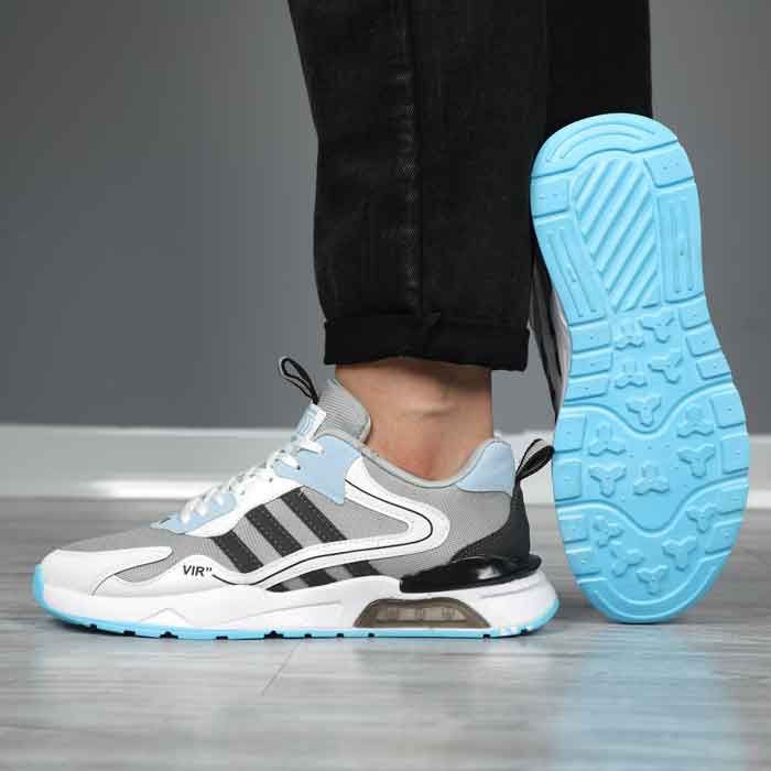 کفش اسپرت ادیداس مردانه رنگ مشکی سفید پاخور شیک با ارسال رایگان