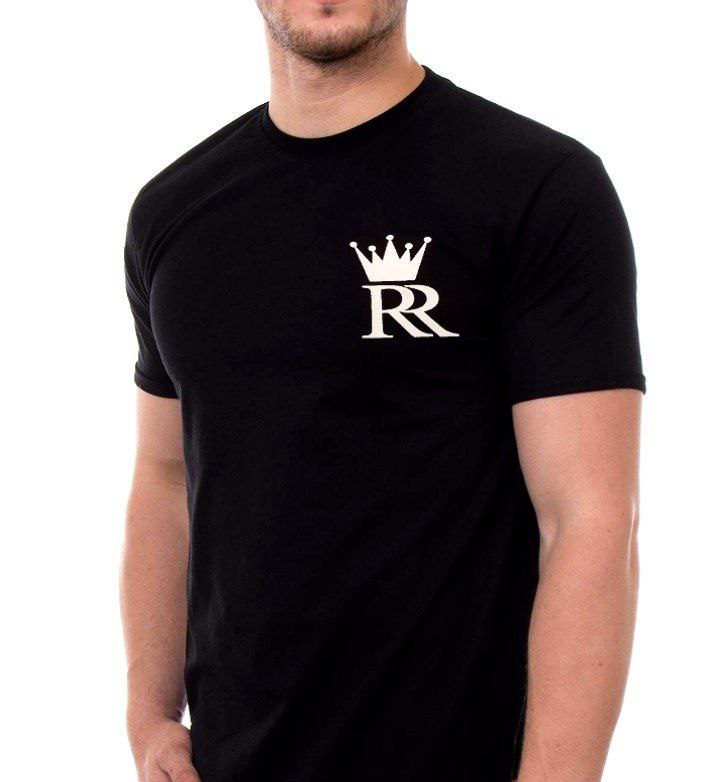 تیشرت مردانه طرح R نخ پنبه درجه یک در رنگبندی