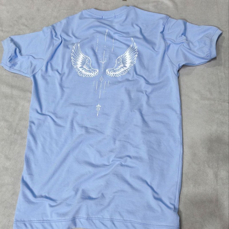 حراج ویژه تیشرت مردانه  نرم و راحت رنگ ابی   ارسال رایگان