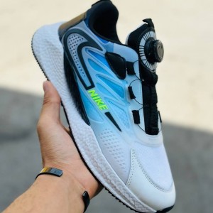 افر ویژه کفش دیسکی مردانه مدل نایک  مناسب کارهای روزمره رنگ سفید مشکی ابی باارسال رایگان