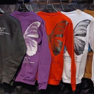 حراج دورس طرح پروانه مردانه پسرانه در رنگبندی تن خور عالی جنس نرم وکیفیت ضخیم  باارسال رایگان