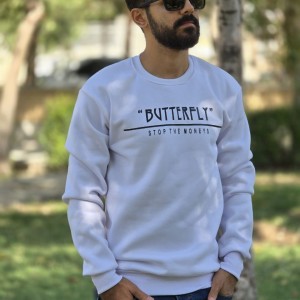 حراج دورس طرح پروانه مردانه پسرانه  پرطرفدار و خاص  رنگ  سفید باارسال رایگان