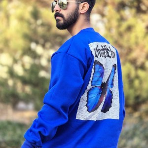 حراج دورس طرح پروانه مردانه پسرانه خاص  و پرطرفدار رنگ آبی  باارسال رایگان