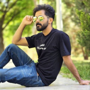 فروش فوق العاده تیشرت مردانه پسرانه طرح ماه باکیفیت عالی رنگ مشکی باارسال رایگان