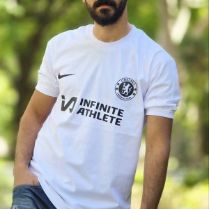 فروش واقعی تیشرت مردانه پسرانه طرح اینفینیتی زیبا و خاص رنگ سفید  باارسال رایگان