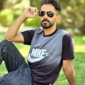 حراج این هفته تیشرت مردانه پسرانه طرح نایک با کیفیتی خاص رنگ  طوسی  باارسال رایگان