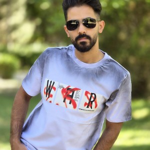 فروش فوق العاده تیشرت مردانه پسرانه  طرح WAR جدید و زیبا رنگ مشکی باارسال رایگان