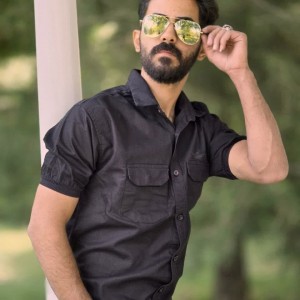 افر ویژه پیراهن دکمه ای آستین کوتاه مردانه خاص وویژه رنگ ذغالی  با ارسال رایگان